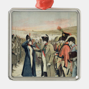 Napoleon Bonaparte voor het vrouw Metalen Ornament
