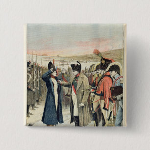 Napoleon Bonaparte voor het vrouw Vierkante Button 5,1 Cm