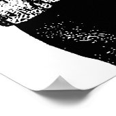 Napoleon Bonaparte — Zwart-wit Poster (Hoek)