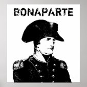 Napoleon Bonaparte — Zwart-wit Poster (Voorkant)