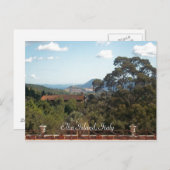 Napoleon Bonaparte's Exile Uitzicht. Elba Island Briefkaart (Voorkant / Achterkant)