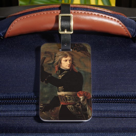 Napoleon Bonaparte's Rally in de Slag bij Arcole Bagagelabel (Voorkant Insitu 2)