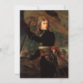 Napoleon Bonaparte's Rally in de Slag bij Arcole Feestdagenkaart (Voorkant)