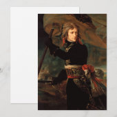 Napoleon Bonaparte's Rally in de Slag bij Arcole Feestdagenkaart (Voorkant / Achterkant)