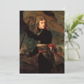 Napoleon Bonaparte's Rally in de Slag bij Arcole Feestdagenkaart (Staand voorkant)