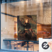 Napoleon Bonaparte's Rally in de Slag bij Arcole Raamsticker (Cafe Raam)