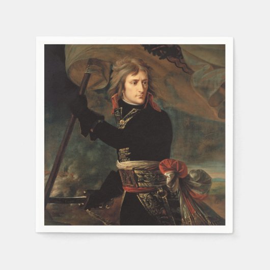 Napoleon Bonaparte's Rally in de Slag bij Arcole Servet (Voorkant)