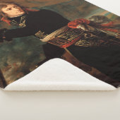 Napoleon Bonaparte's Rally in de Slag bij Arcole Sherpa Deken (3/4)