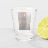 Napoleon Bonaparte's Rally in de Slag bij Arcole Shot Glas (Achterkant)