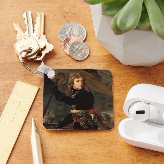 Napoleon Bonaparte's Rally in de Slag bij Arcole Sleutelhanger (Bureau)