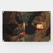 Napoleon Bonaparte's Rally in de Slag bij Arcole Spandoek (Horizontaal)