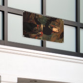 Napoleon Bonaparte's Rally in de Slag bij Arcole Spandoek (Buitenkant Gebouw)