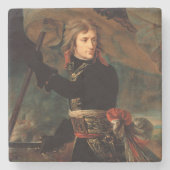 Napoleon Bonaparte's Rally in de Slag bij Arcole Stenen Onderzetter (Voorkant)