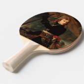 Napoleon Bonaparte's Rally in de Slag bij Arcole Tafeltennisbatje (Voorkant Gekanteld)