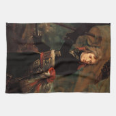 Napoleon Bonaparte's Rally in de Slag bij Arcole Theedoek (Horizontaal)