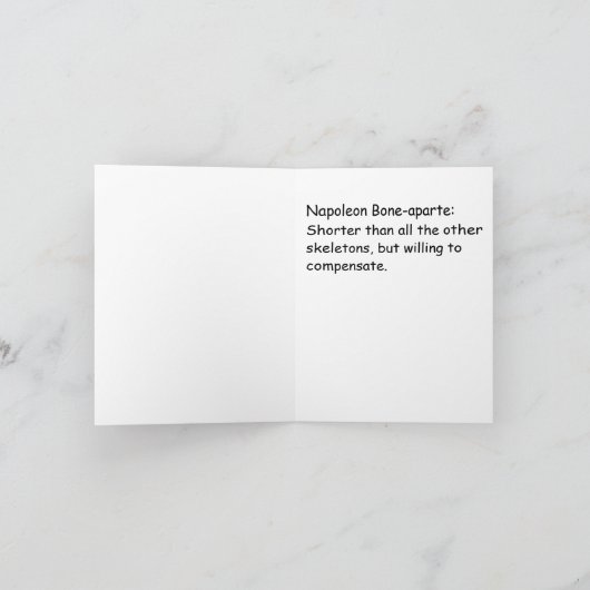 Napoleon Bone-aparte Kaart (Binnen)