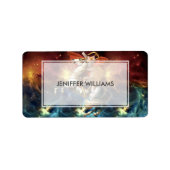 Napoleon Cat in Space Etiket (Voorkant)