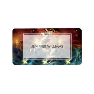 Napoleon Cat in Space Etiket