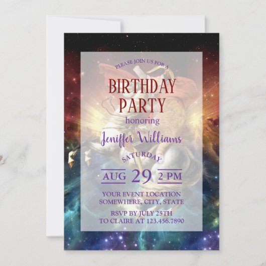 Napoleon Cat in Space Kaart (Voorkant)