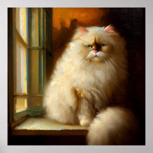 Napoleon Cat Poster