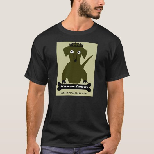 "Napoleon Complex", ontworpen door Zermeno T-shirt (Voorkant)