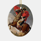 Napoleon Crossing the Alps, c.1800 (olie op canvas Keramisch Ornament (Rechts)