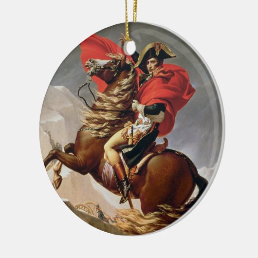 Napoleon Crossing the Alps, c.1800 (olie op canvas Keramisch Ornament (Links)