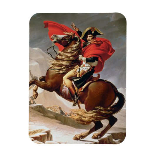 Napoleon Crossing the Alps, c.1800 (olie op canvas Magneet (Verticaal)