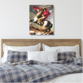 Napoleon Crossing the Alps Canvas Print (Insitu (Slaapkamer))