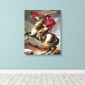 Napoleon Crossing the Alps Canvas Print (Insitu (Houten vloer))