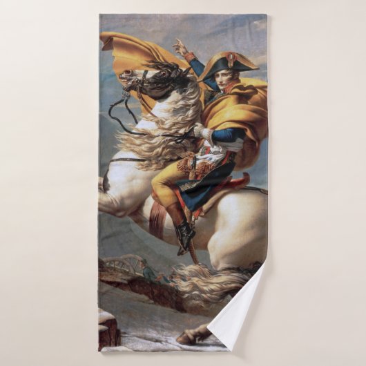 Napoleon Crossing the Alps, Jacques-Louis David Badhanddoek (Badhanddoek)