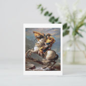 Napoleon Crossing the Alps, Jacques-Louis David Briefkaart (Staand voorkant)