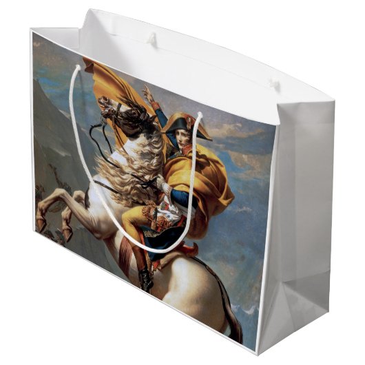 Napoleon Crossing the Alps, Jacques-Louis David Groot Cadeauzakje (Achterkant Gekanteld)