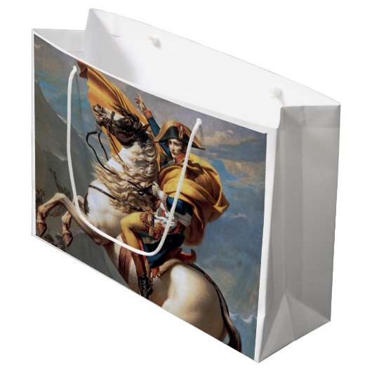 Napoleon Crossing the Alps, Jacques-Louis David Groot Cadeauzakje (Voorkant Gekanteld)