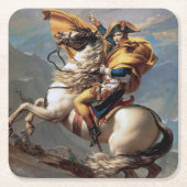 Napoleon Crossing the Alps, Jacques-Louis David Kartonnen Onderzetters (Voorkant)