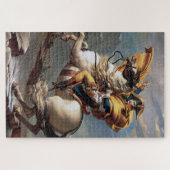 Napoleon Crossing the Alps, Jacques-Louis David Legpuzzel (Horizontaal)