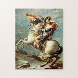 "Napoleon Crossing the Alps" Jacques-Louis David, Legpuzzel