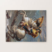 Napoleon Crossing the Alps, Jacques-Louis David Legpuzzel (Horizontaal)