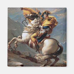 Napoleon Crossing the Alps, Jacques-Louis David Magneet