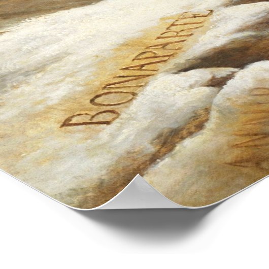 Napoleon Crossing the Alps - Jacques-Louis David Poster (Hoek)