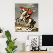 Napoleon Crossing the Alps - Jacques-Louis David Poster (Thuiskantoor)