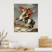 Napoleon Crossing the Alps - Jacques-Louis David Poster (Keuken)