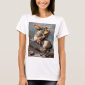 Napoleon Crossing the Alps, Jacques-Louis David T-shirt (Voorkant)