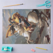 Napoleon Crossing the Alps, Jacques-Louis David Tissuepapier (Craft)