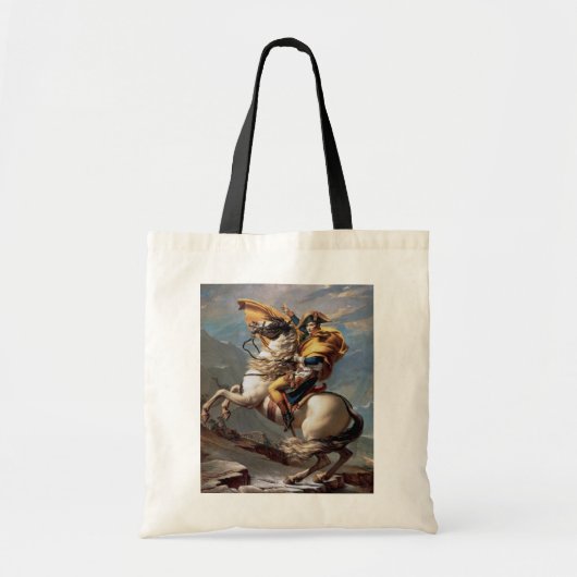 Napoleon Crossing the Alps, Jacques-Louis David Tote Bag (Voorkant)