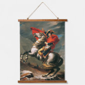 Napoleon Crossing the Alps Neoclassical Painting Hangend Wandkleed (Voorkant)