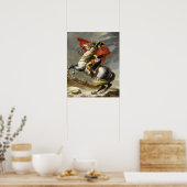 Napoleon Crossing the Grand Saint-Bernard Pass Poster (Keuken)