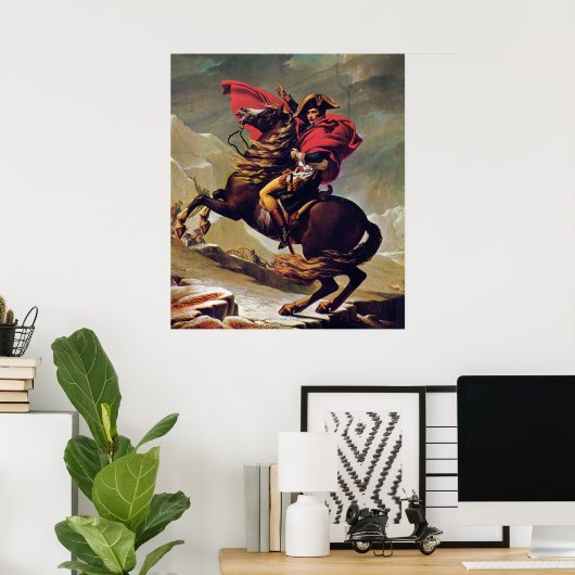 Napoleon Crossing the Saint Bernard (1800) Print (Thuiskantoor)