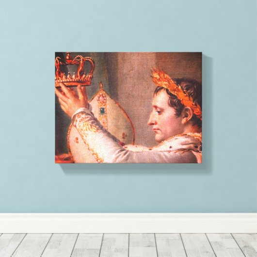 Napoleon Crowned Canvas Afdruk (Insitu (Houten vloer))