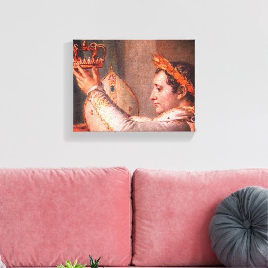 Napoleon Crowned Canvas Afdruk (Insitu (Woonkamer))